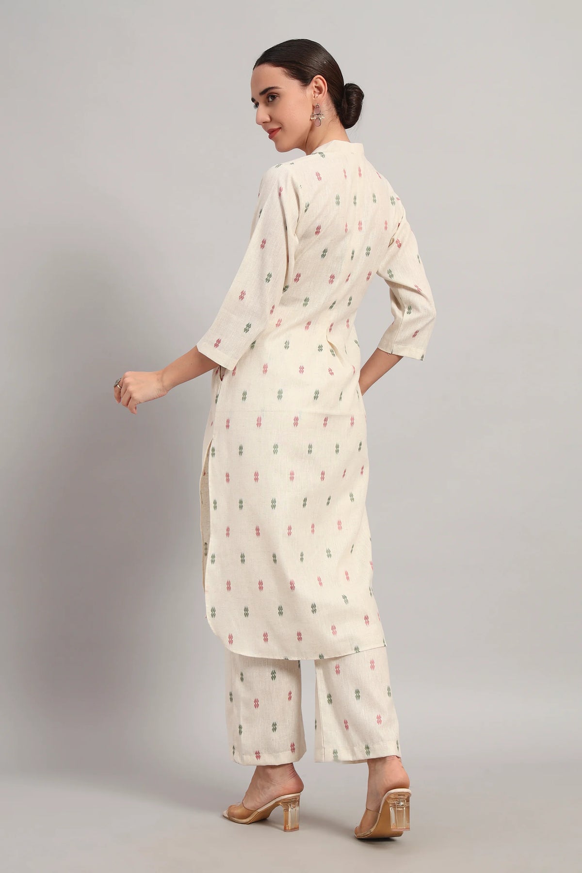 Office Vibe Kurta Set, Beige