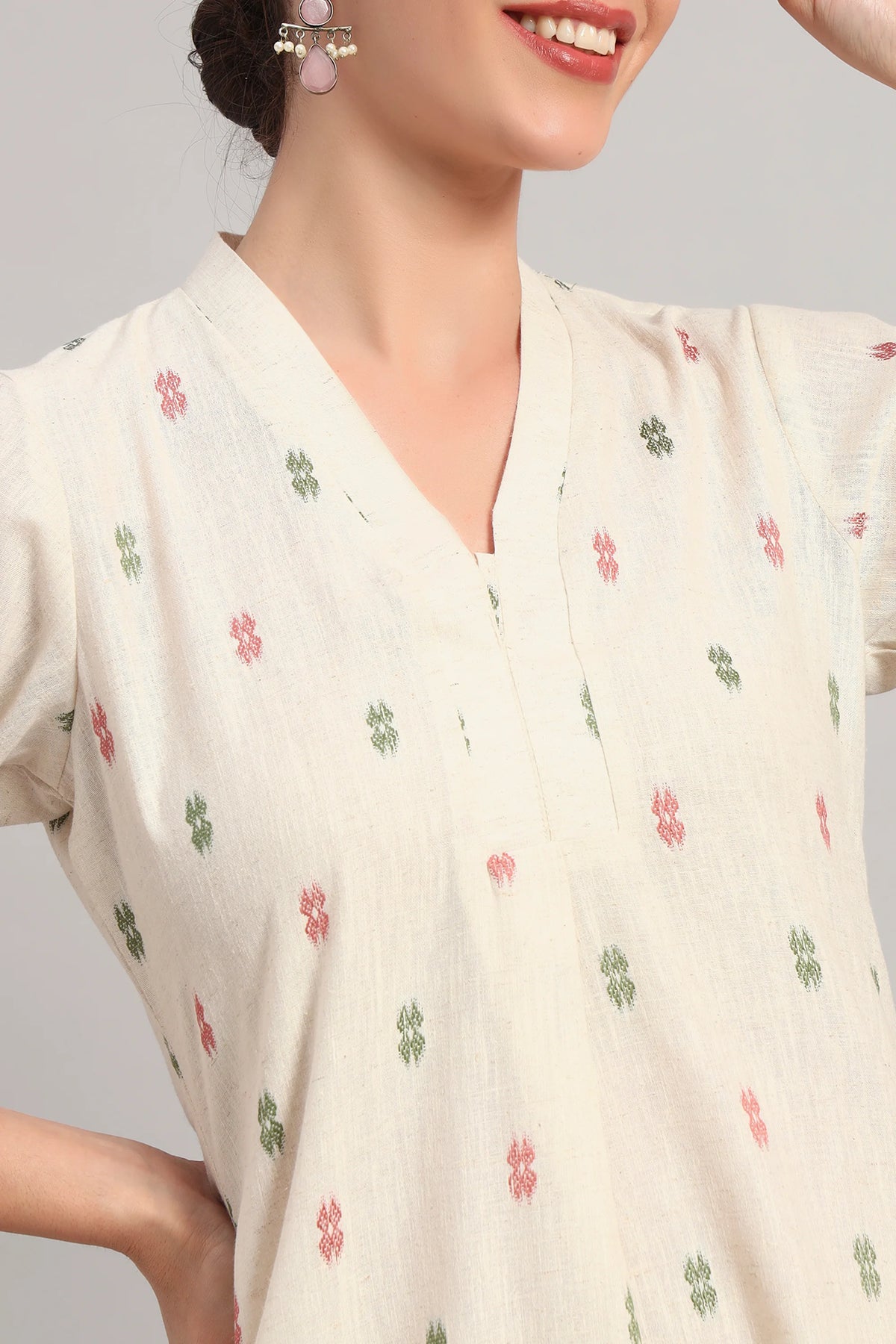 Office Vibe Kurta Set, Beige