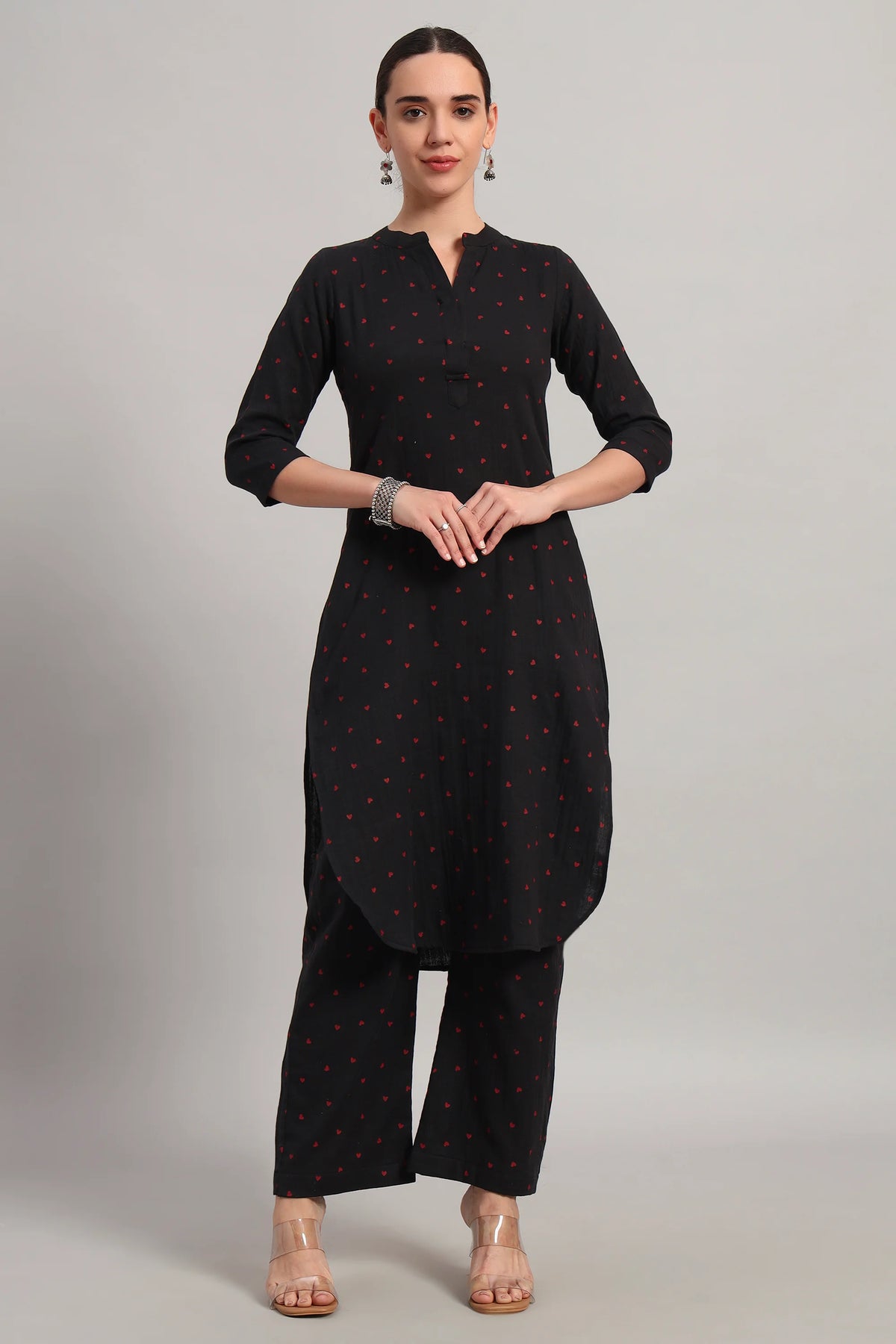 Classic Har Din, Kurta Set Black