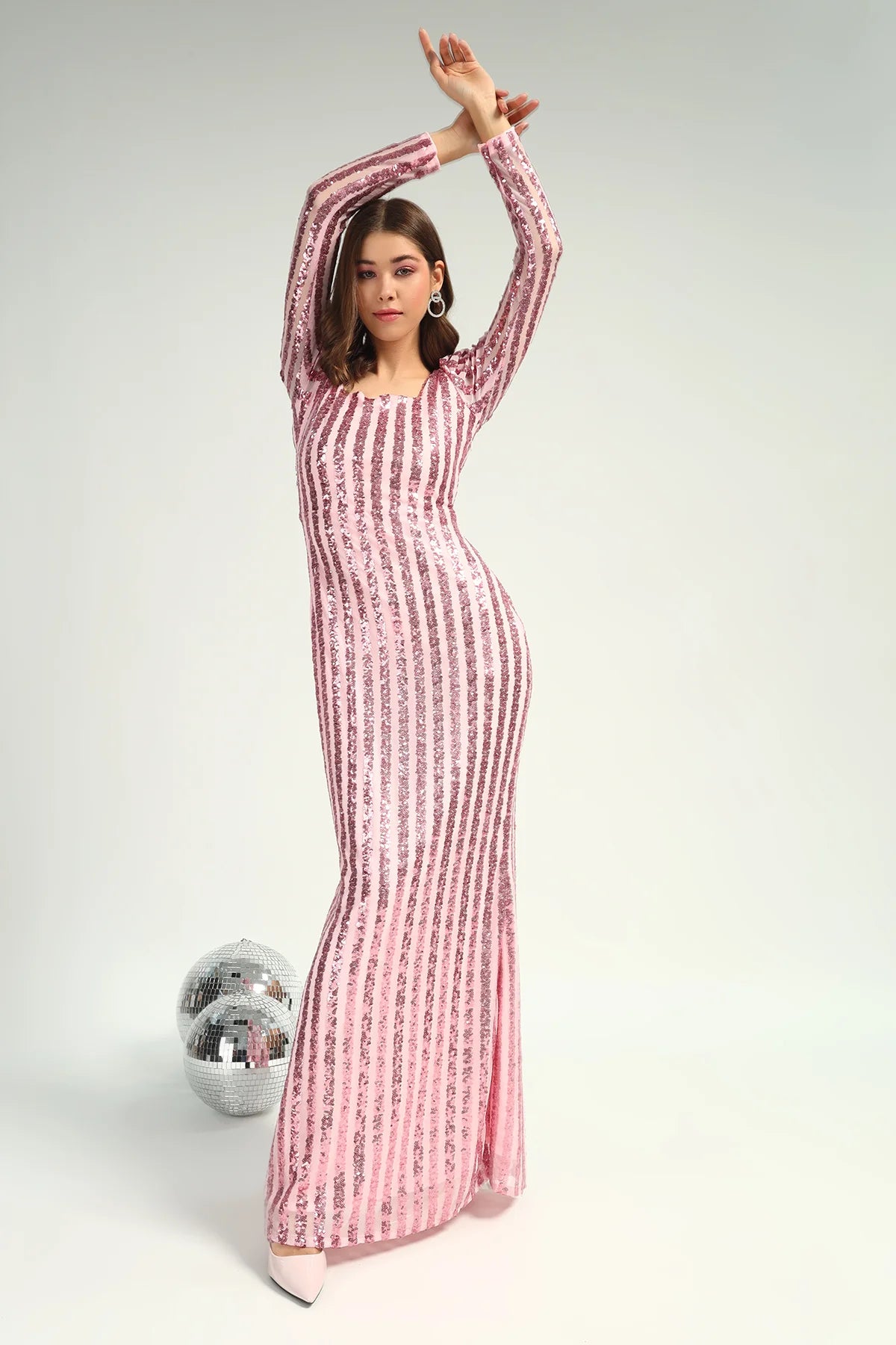 Glow Getter Gown, Queen Pink