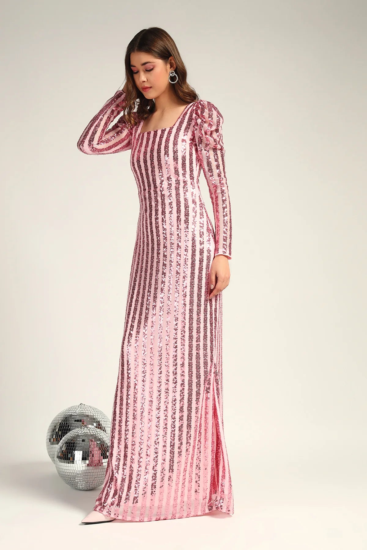 Glow Getter Gown, Queen Pink