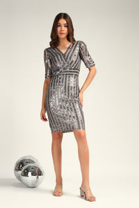 Cocktail Queen Dress – Smokey Grey