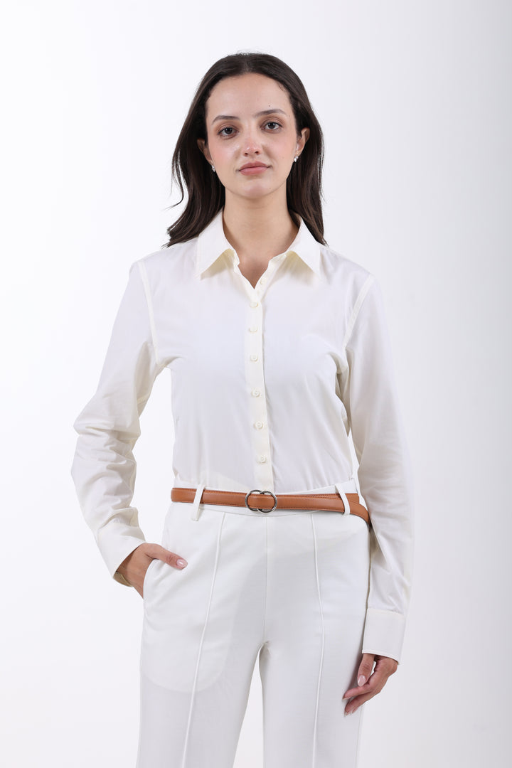 Signature 2-Ply Cotton Regular Fit Shirt – Butter Yellow