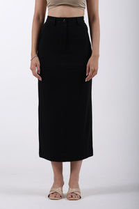 Limitless Core™ Long Pencil Skirt – Black