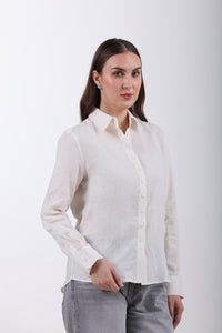 Belgian Linen Regular Fit Shirt – Off White
