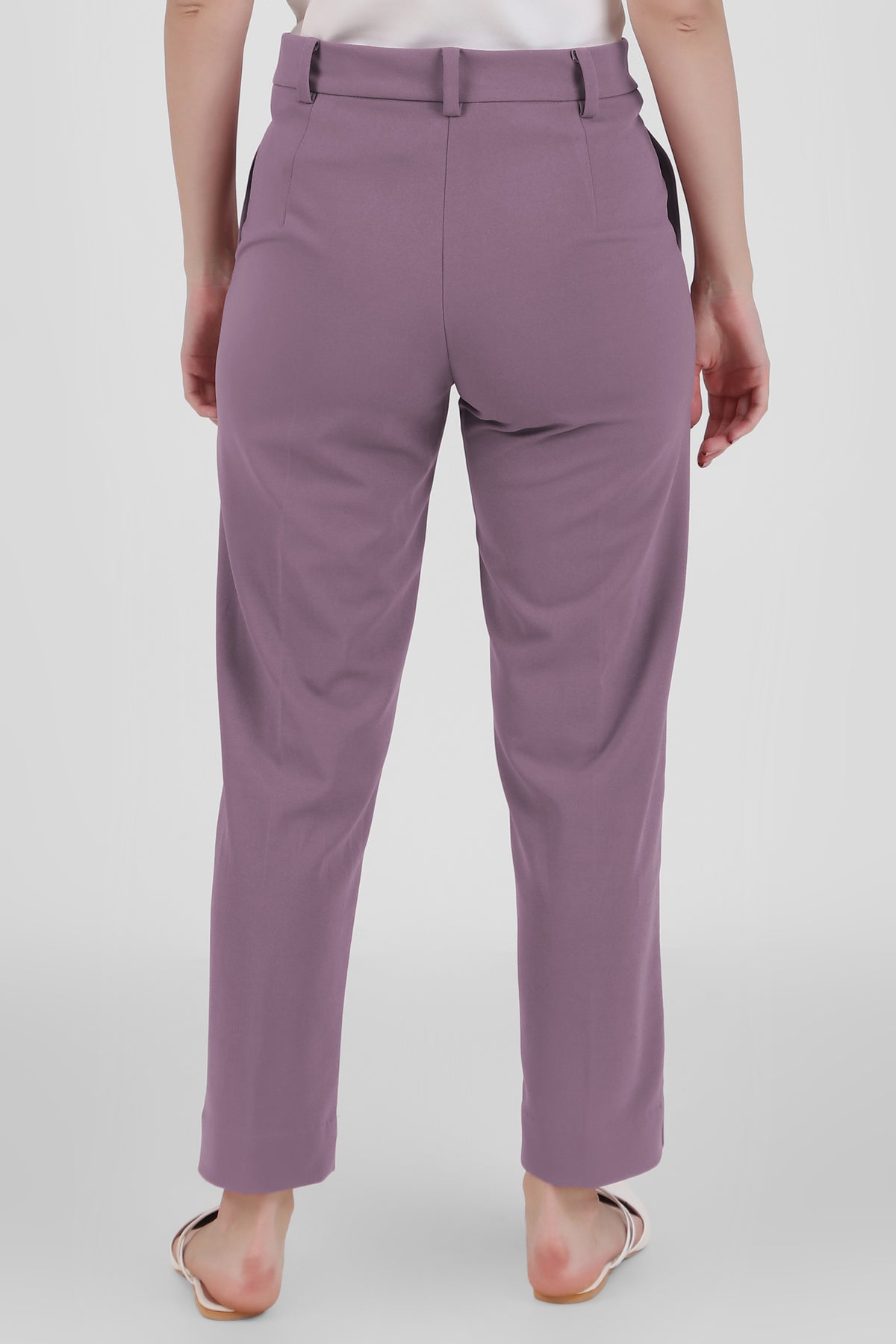 Straight Fit Formal Trousers, Dusky Mauve