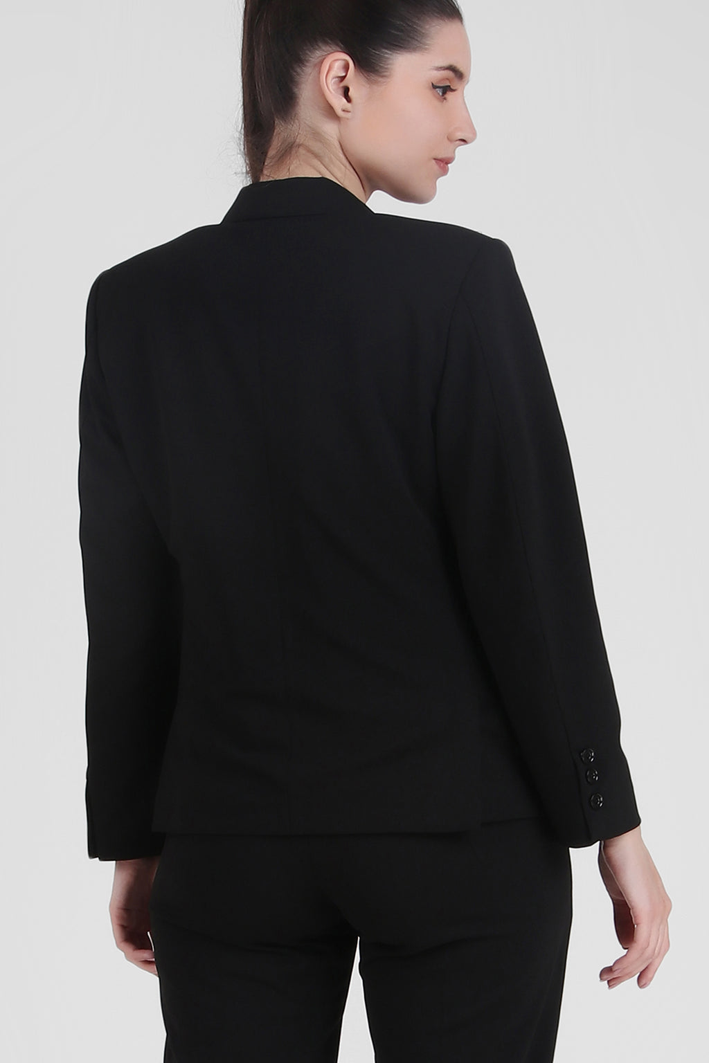 Single Breasted Blazer – Black