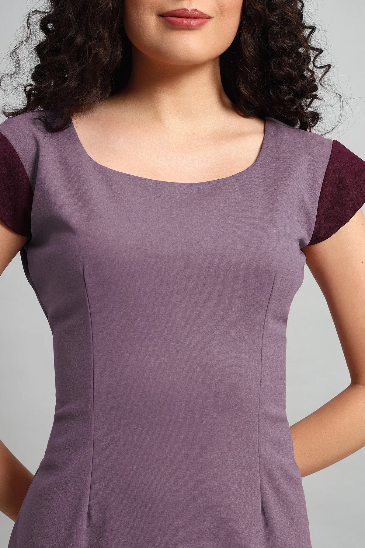 Classic Sheath Dress, Dusky Mauve