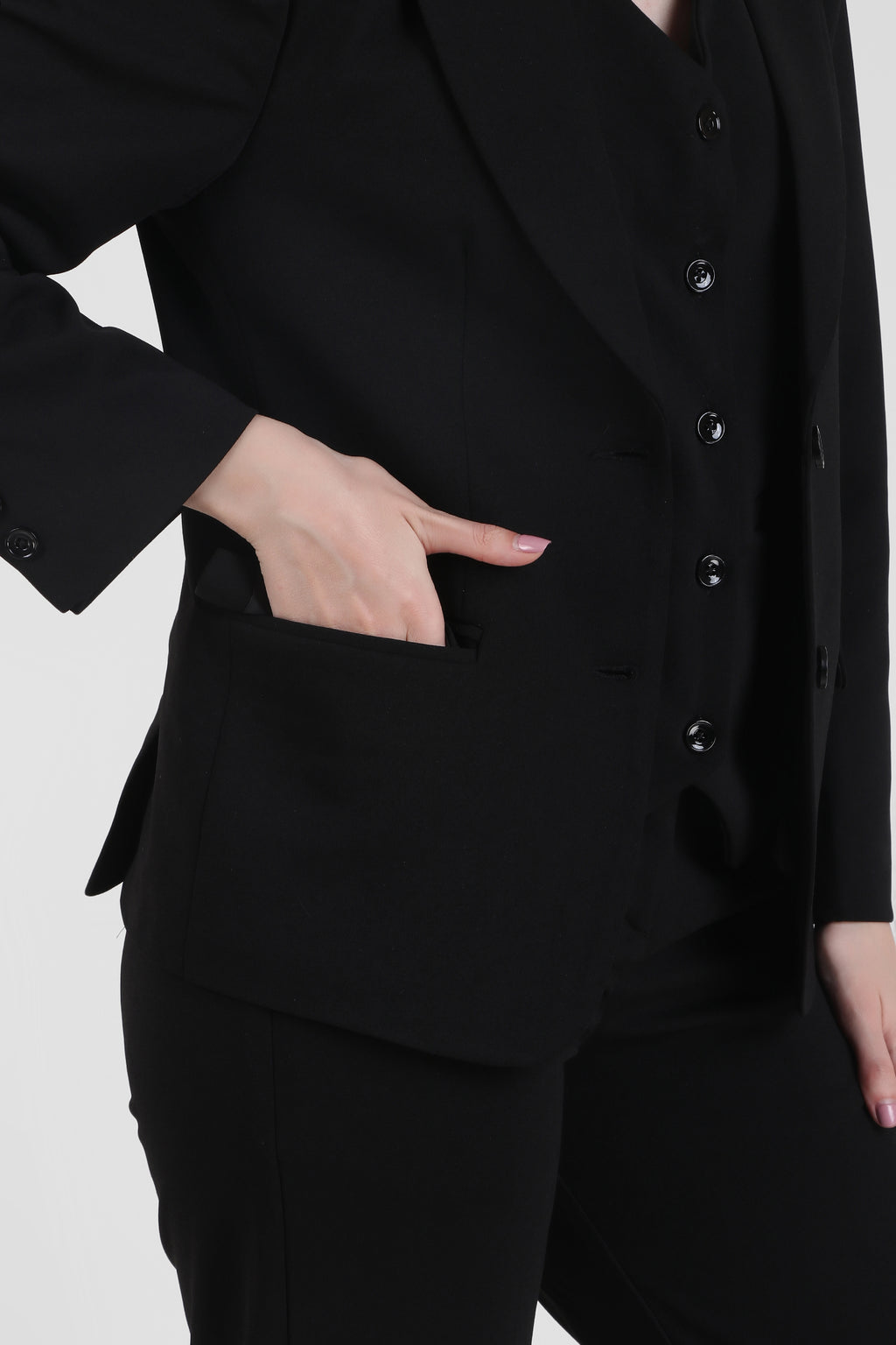 Single Breasted Blazer – Black