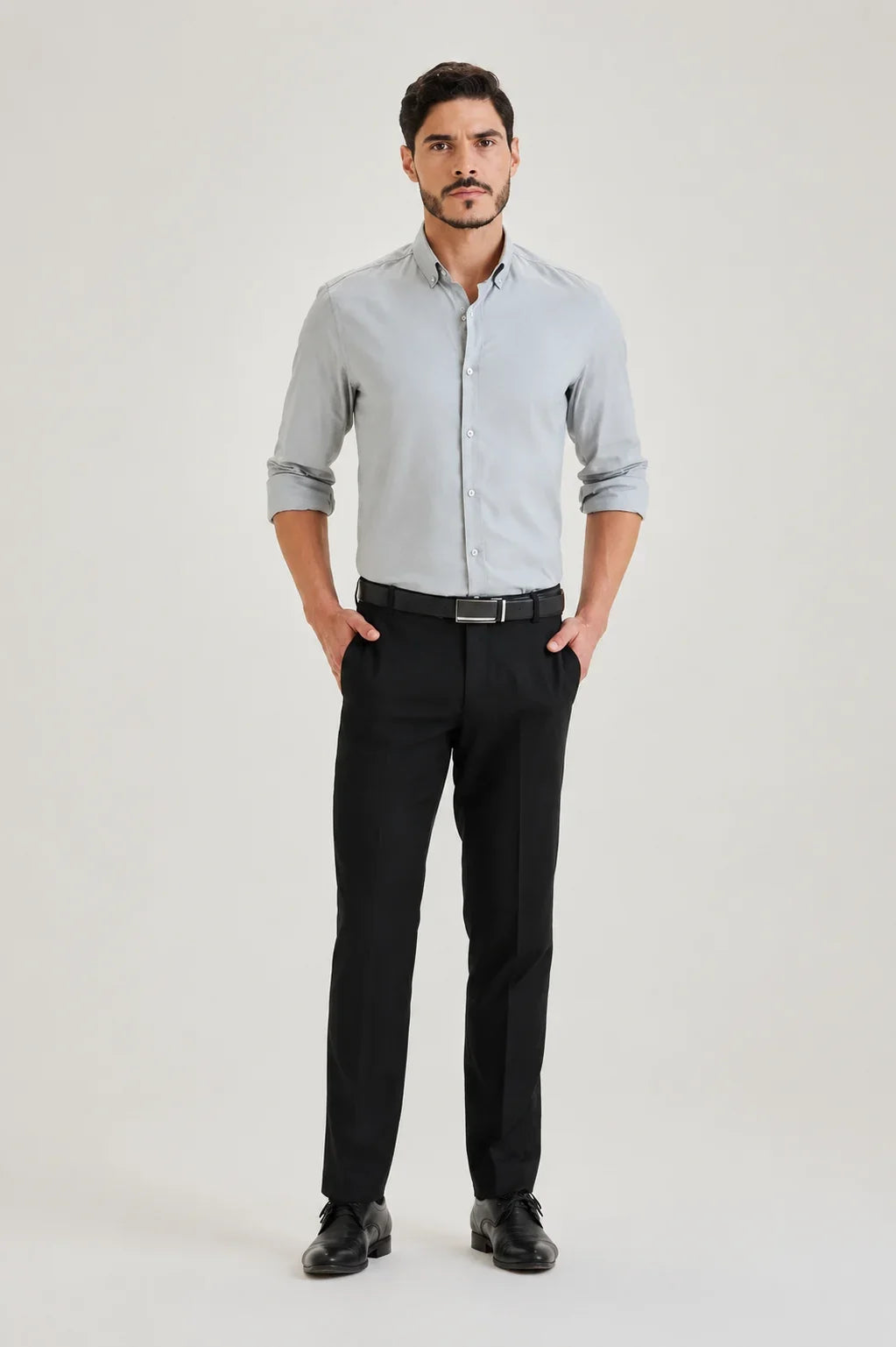 Light Grey Oxford Shirt 2