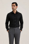 Black Signature Twill Shirt 1