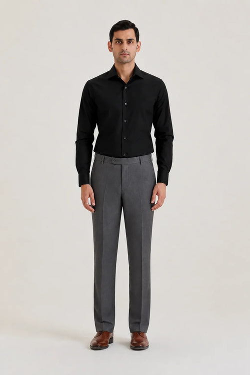 Black Signature Twill Shirt 2
