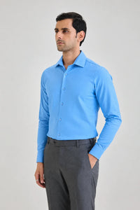 Sky Blue Signature Twill Shirt