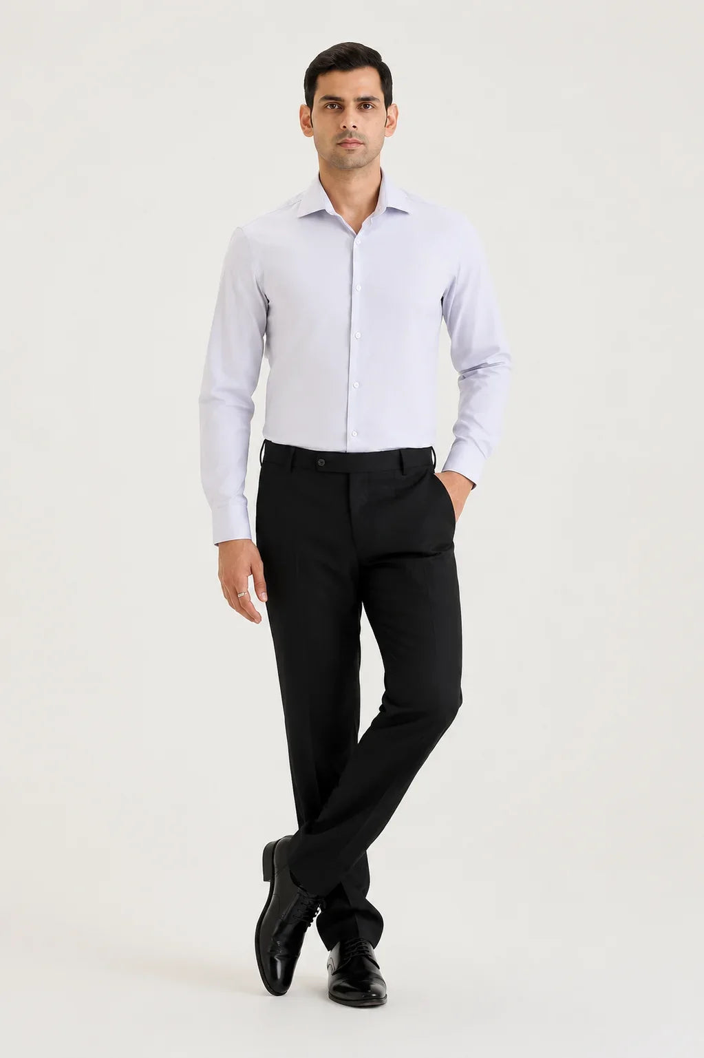 Light Grey Signature Twill Shirt 2