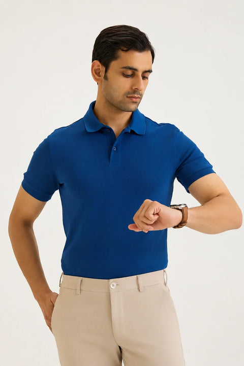 Navy Classic Polo T-Shirt 1