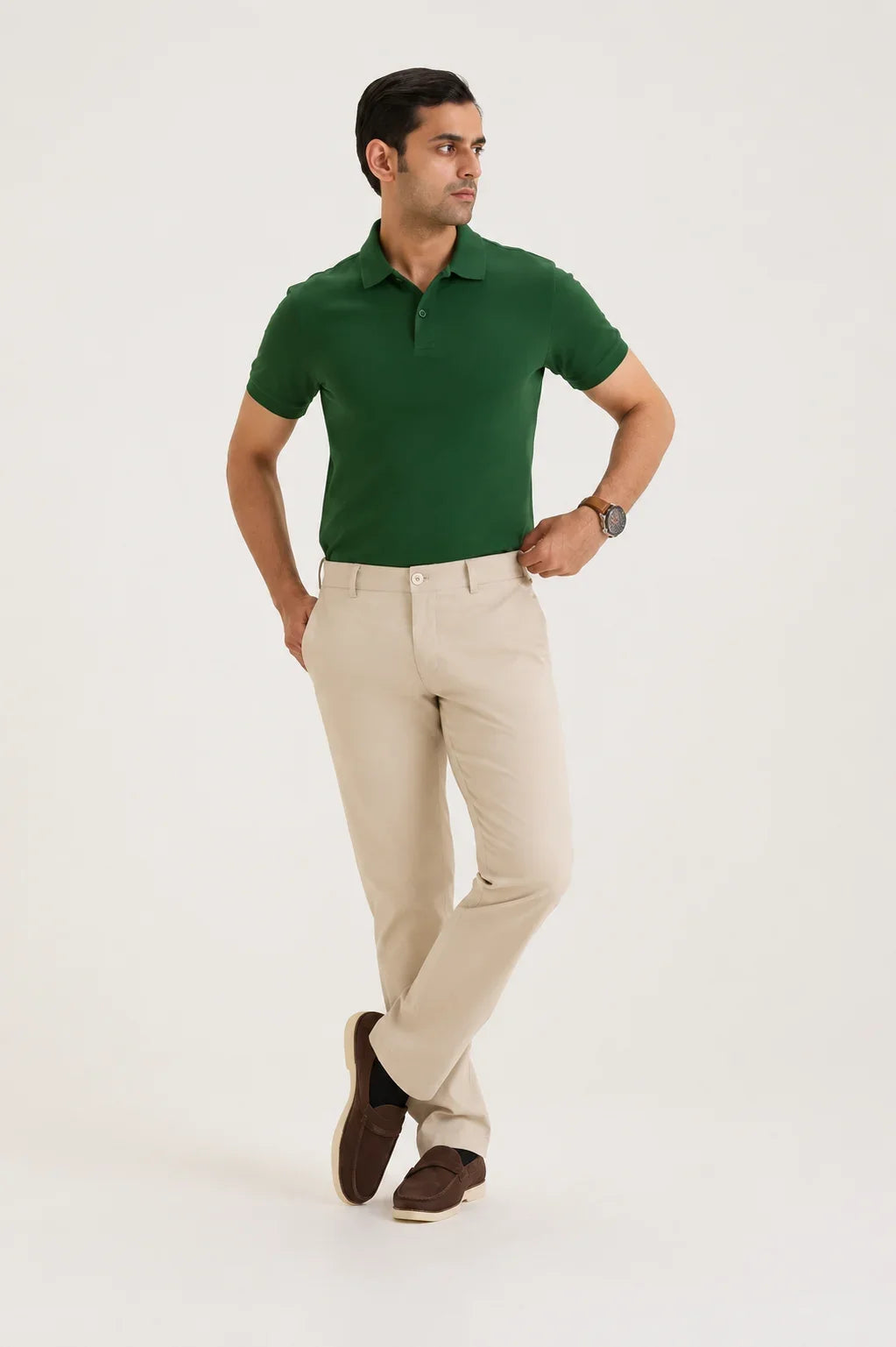 Green Classic Polo T-Shirt 2