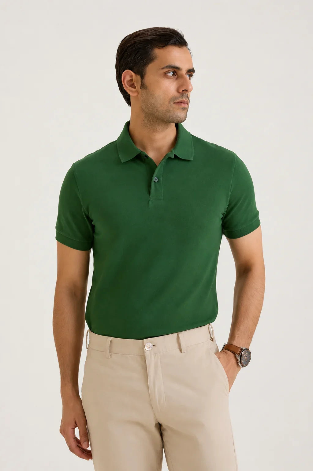 Green Classic Polo T-Shirt 1