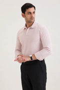 Cool Pink Long Sleeve Polo T-shirt 1
