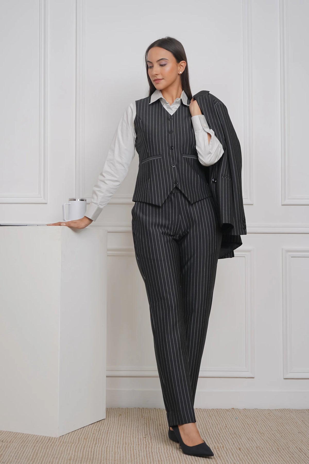 Suit to Pursue, Pinstripe Suit