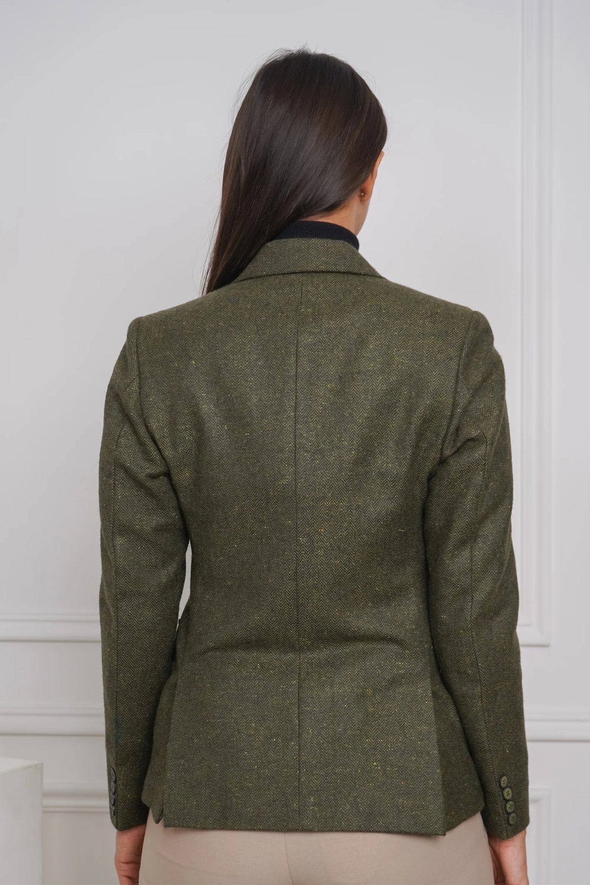 Olive Charm Wool Blazer