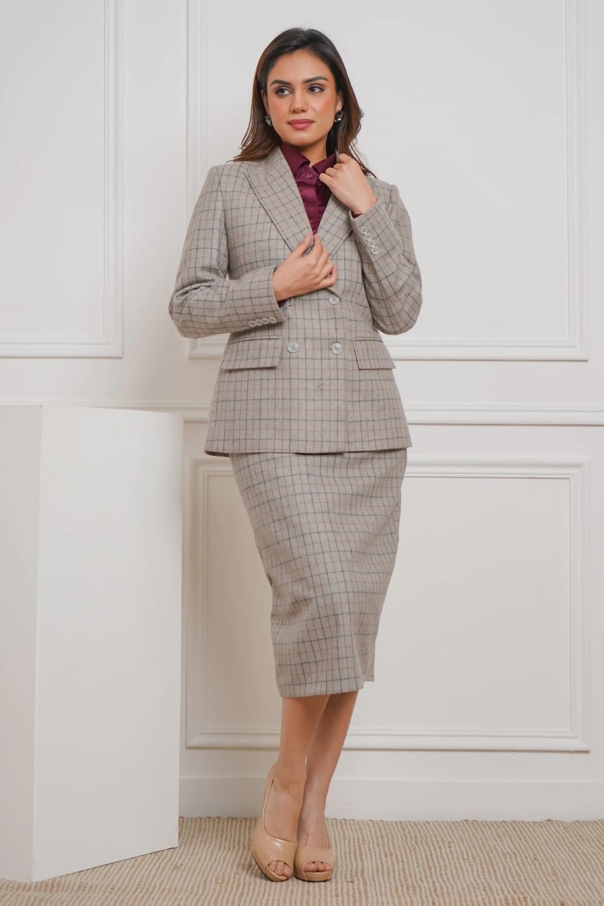 Skirt & Suit Magic, Blazer with Skirt Set