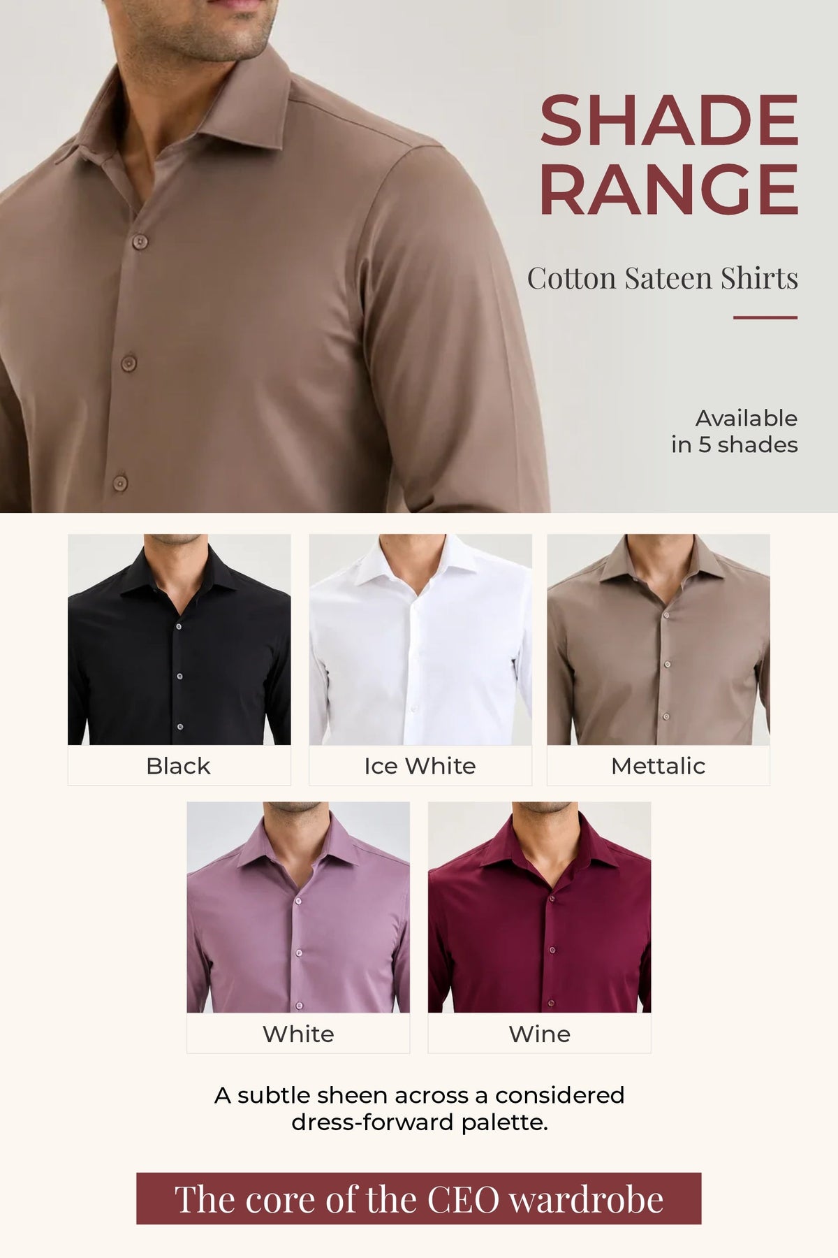 Ash cotton-sateen-shirts fabric 1