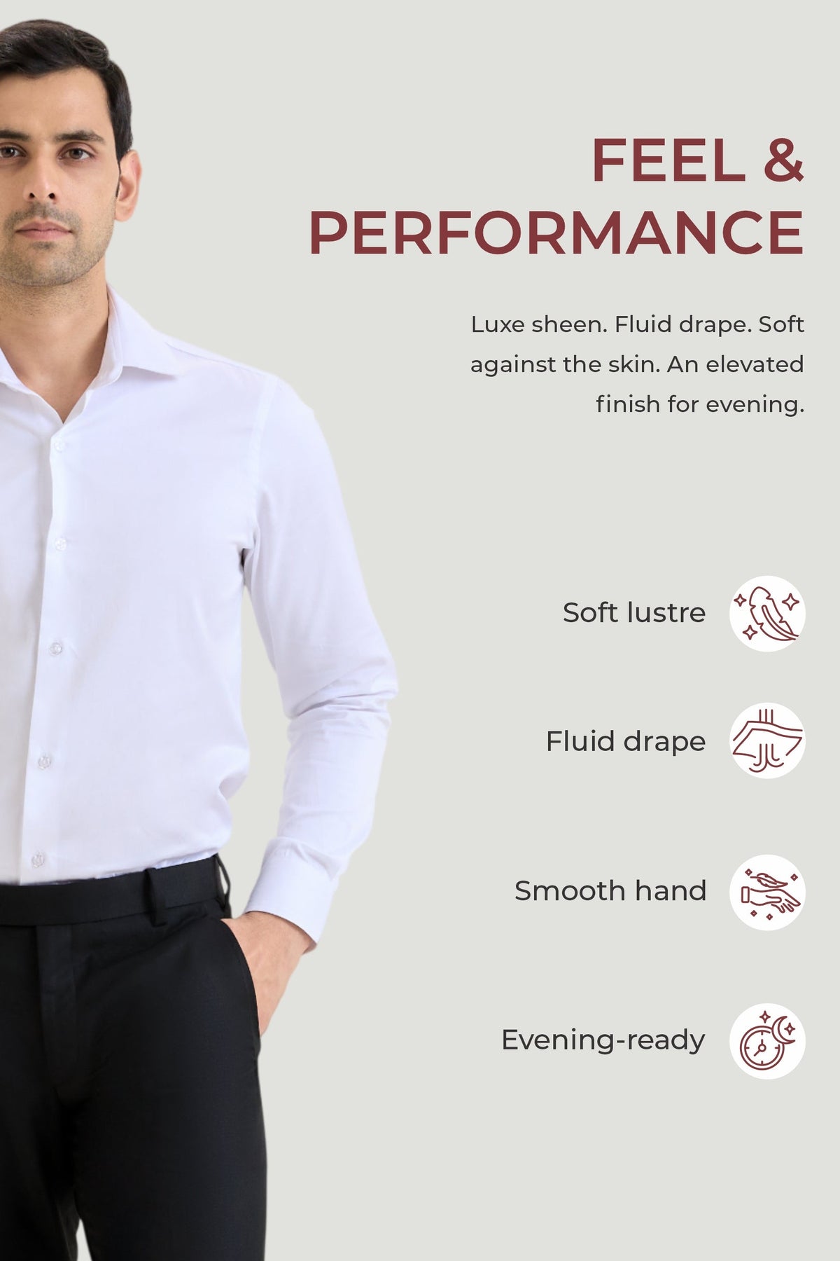 Ash cotton-sateen-shirts fabric 3