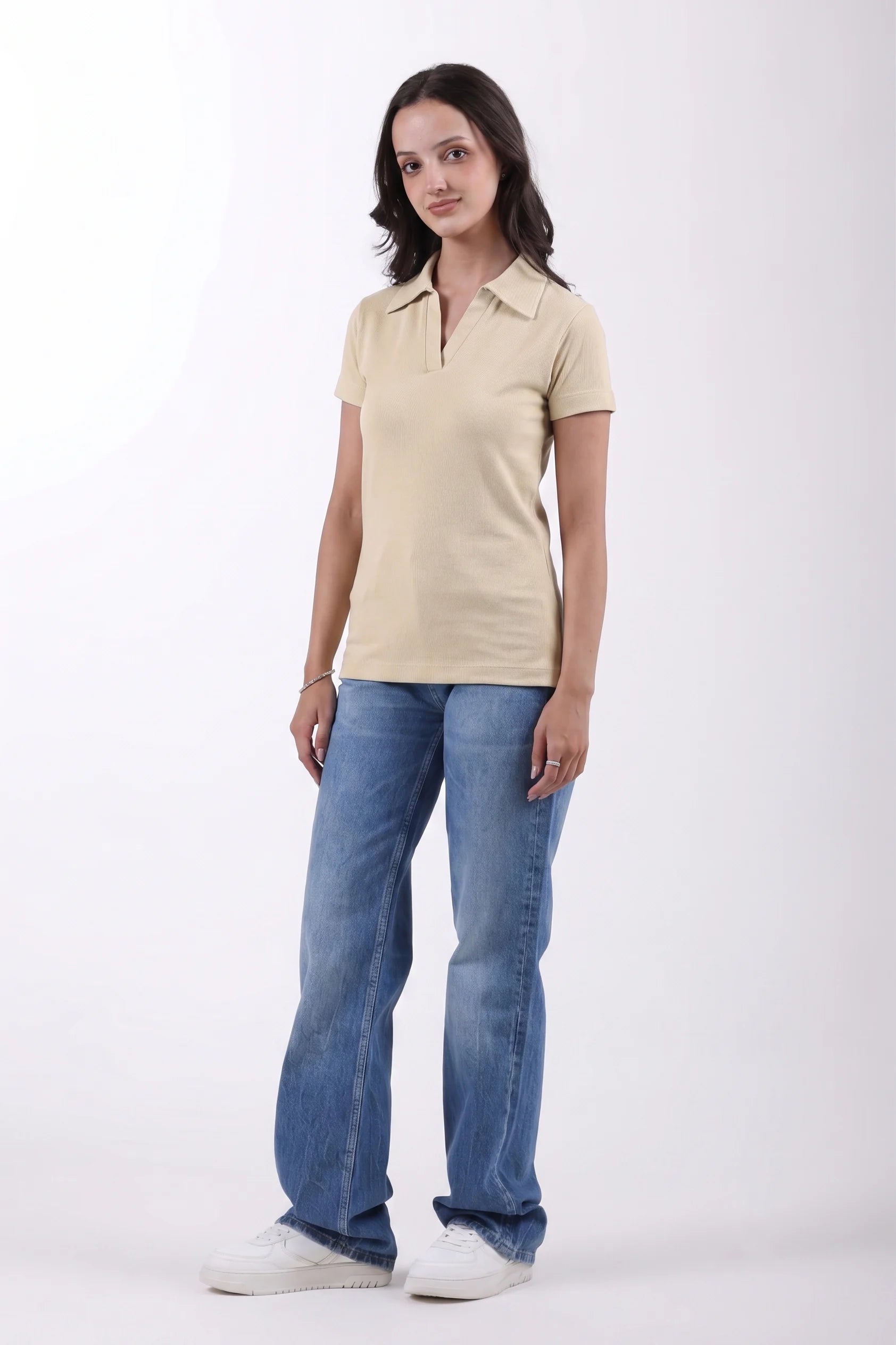 Classic Cotton Polo T-Shirt – Butter Yellow