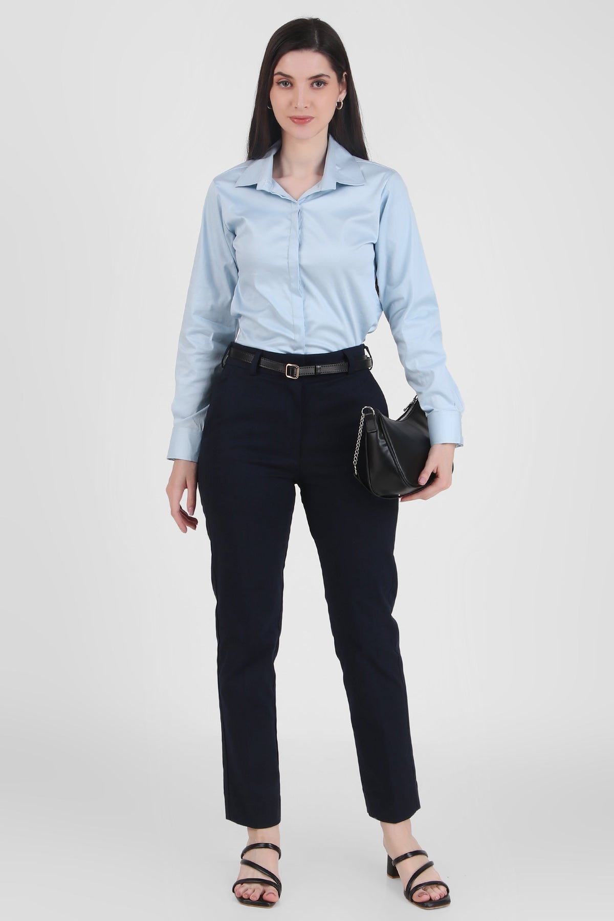 Essential Formal Shirt, Sky blue – Charcoal Threads