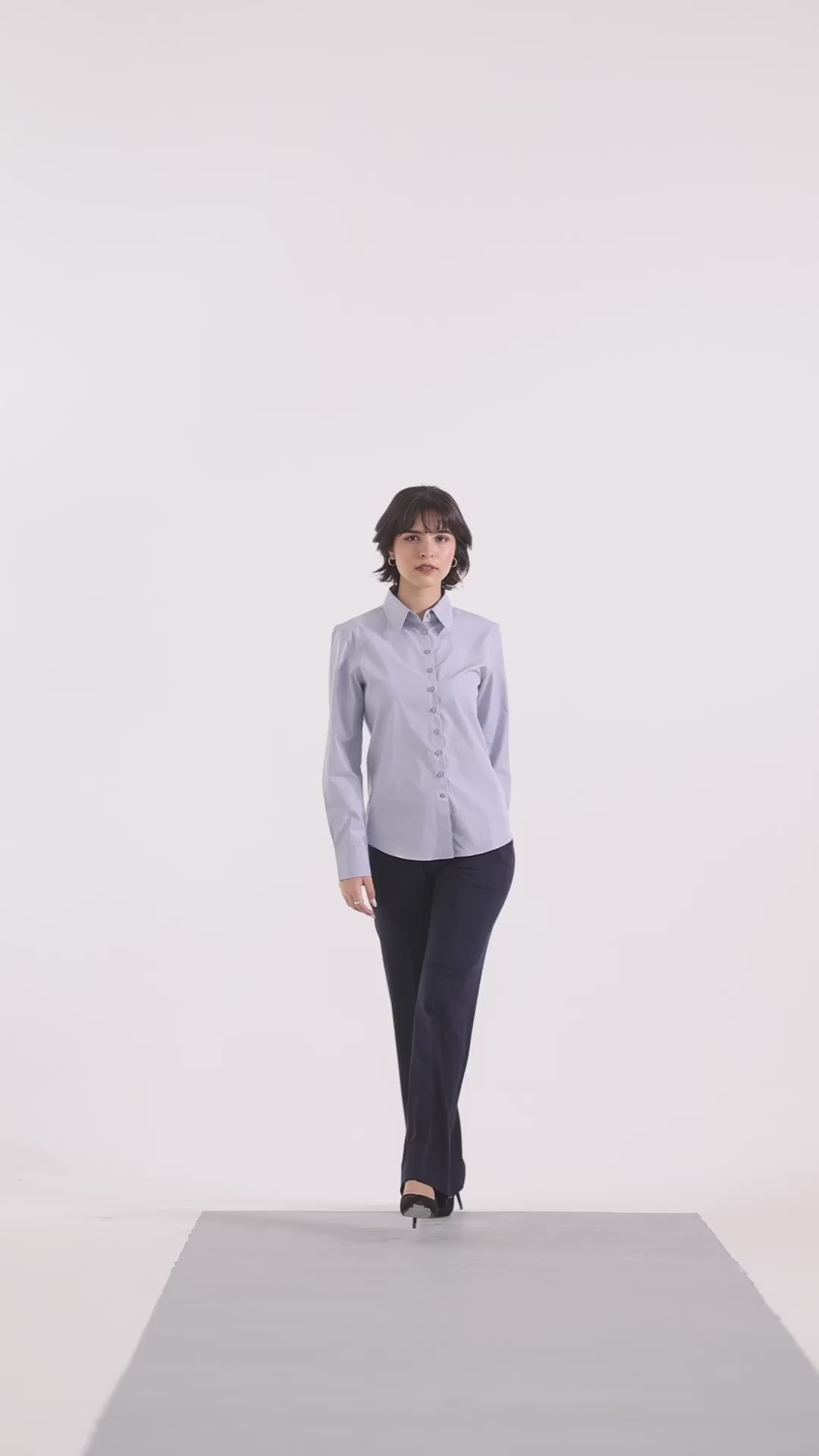 Signature 2-Ply Cotton Regular Fit Shirt – Grey