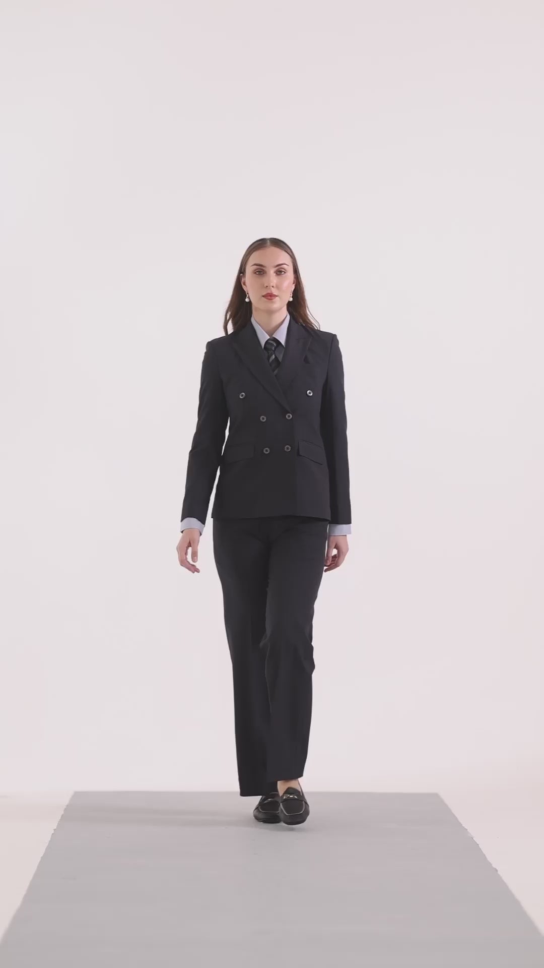 The Boardroom Double-Breasted Suit Set – Midnight Navy